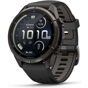 Garmin Fenix 9 Pro Connected - 43 mm AMOLED InReach Carbon Grey DLC Titanium Smartwatch 010-04335-11